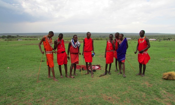 Visita a una aldea o manyatta masai