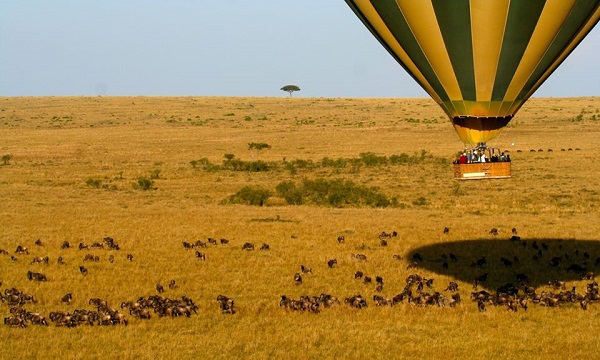 Safari en globo en Masai Mara