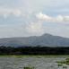 Vistas del lago Naivasha con el Mt Longonot al fondo