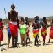Tradicionales saltos y bailes de la tribu Samburu