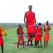 Traditional jumps of the Maasai warriors