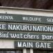 Entrada al lago Nakuru, el paraíso para los observadores de aves