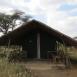 Una de las tented camp del Kibo Safari Camp