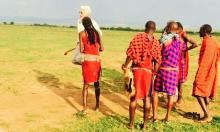 Travelers in Kenya: Antonio and family