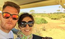 Travelers in Kenya: Elena and Borja